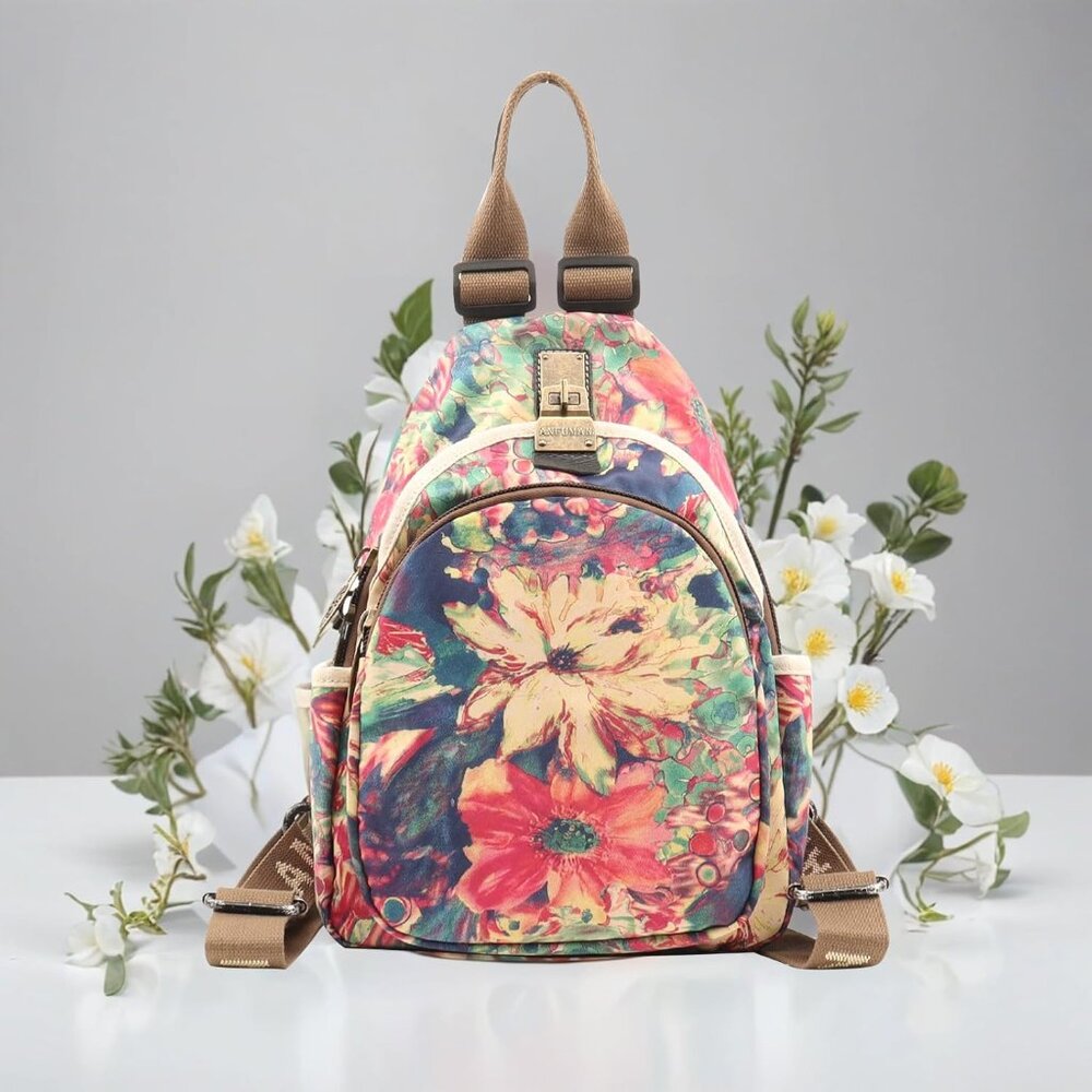 Vibrant Waterproof Mini Backpack With Adjustable … - image 2